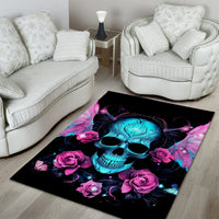 Fairy Skull Area Rug The Good Girl In Me Got Tired Of The Bullshit - Wonder Print Shop