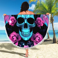 Fairy Skull Beach Blanket The Good Girl In Me Got Tired Of The Bullshit - Wonder Print Shop