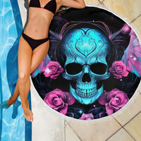 Fairy Skull Beach Blanket The Good Girl In Me Got Tired Of The Bullshit - Wonder Print Shop