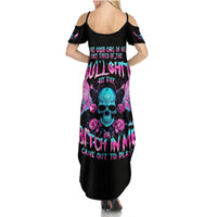 Fairy Skull Family Matching Summer Maxi Dress and Hawaiian Shirt The Good Girl In Me Got Tired Of The Bullshit - Wonder Print Shop