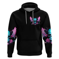 Fairy Skull Hoodie The Good Girl In Me Got Tired Of The Bullshit - Wonder Print Shop