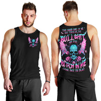 Fairy Skull Men Tank Top The Good Girl In Me Got Tired Of The Bullshit - Wonder Print Shop