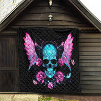 Fairy Skull Quilt The Good Girl In Me Got Tired Of The Bullshit - Wonder Print Shop