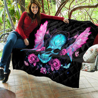 Fairy Skull Quilt The Good Girl In Me Got Tired Of The Bullshit - Wonder Print Shop