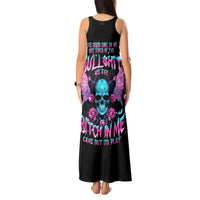 Fairy Skull Tank Maxi Dress The Good Girl In Me Got Tired Of The Bullshit - Wonder Print Shop