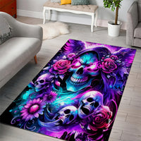 Fairy Skull Area Rug The Good Girl In Me Got Tired Of The Bullshit - Wonder Print Shop