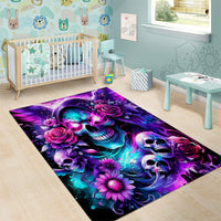 Fairy Skull Area Rug The Good Girl In Me Got Tired Of The Bullshit - Wonder Print Shop