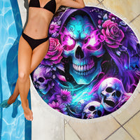 Fairy Skull Beach Blanket The Good Girl In Me Got Tired Of The Bullshit - Wonder Print Shop