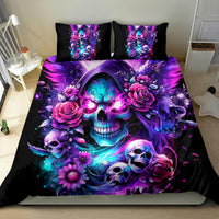 Fairy Skull Bedding Set The Good Girl In Me Got Tired Of The Bullshit - Wonder Print Shop