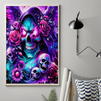 Fairy Skull Canvas Wall Art The Good Girl In Me Got Tired Of The Bullshit - Wonder Print Shop