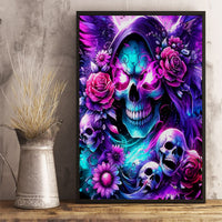 Fairy Skull Canvas Wall Art The Good Girl In Me Got Tired Of The Bullshit - Wonder Print Shop