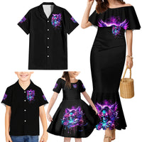Fairy Skull Family Matching Mermaid Dress and Hawaiian Shirt The Good Girl In Me Got Tired Of The Bullshit - Wonder Print Shop