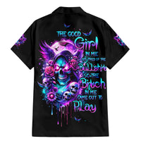 Fairy Skull Family Matching Mermaid Dress and Hawaiian Shirt The Good Girl In Me Got Tired Of The Bullshit - Wonder Print Shop