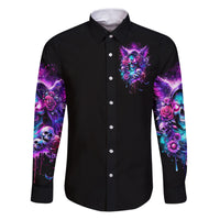 Fairy Skull Family Matching Puletasi and Hawaiian Shirt The Good Girl In Me Got Tired Of The Bullshit - Wonder Print Shop