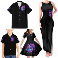 Fairy Skull Family Matching Tank Maxi Dress and Hawaiian Shirt The Good Girl In Me Got Tired Of The Bullshit - Wonder Print Shop