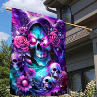 Fairy Skull Garden Flag The Good Girl In Me Got Tired Of The Bullshit - Wonder Print Shop