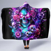 Fairy Skull Hooded Blanket The Good Girl In Me Got Tired Of The Bullshit