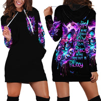 Fairy Skull Hoodie Dress The Good Girl In Me Got Tired Of The Bullshit - Wonder Print Shop