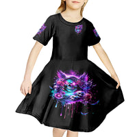 Fairy Skull Kid Short Sleeve Dress The Good Girl In Me Got Tired Of The Bullshit - Wonder Print Shop