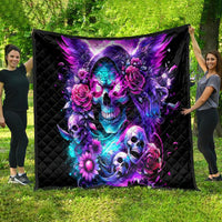 Fairy Skull Quilt The Good Girl In Me Got Tired Of The Bullshit - Wonder Print Shop