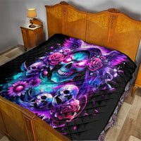 Fairy Skull Quilt The Good Girl In Me Got Tired Of The Bullshit - Wonder Print Shop