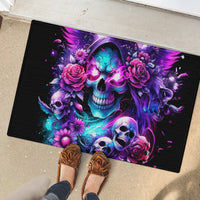 Fairy Skull Rubber Doormat The Good Girl In Me Got Tired Of The Bullshit - Wonder Print Shop