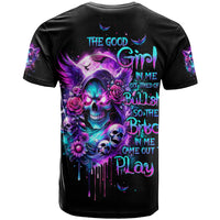 Fairy Skull T Shirt The Good Girl In Me Got Tired Of The Bullshit - Wonder Print Shop