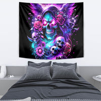 Fairy Skull Tapestry The Good Girl In Me Got Tired Of The Bullshit - Wonder Print Shop