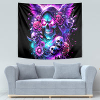 Fairy Skull Tapestry The Good Girl In Me Got Tired Of The Bullshit - Wonder Print Shop