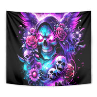 Fairy Skull Tapestry The Good Girl In Me Got Tired Of The Bullshit - Wonder Print Shop