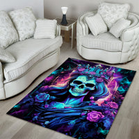 Queen Skull Area Rug Bitch I'm The Fucking Queen - Wonder Print Shop