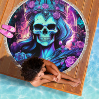 Queen Skull Beach Blanket Bitch I'm The Fucking Queen - Wonder Print Shop