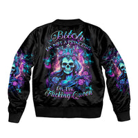 Queen Skull Bomber Jacket Bitch I'm The Fucking Queen - Wonder Print Shop