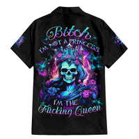Queen Skull Family Matching Mermaid Dress and Hawaiian Shirt Bitch I'm The Fucking Queen - Wonder Print Shop