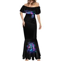 Queen Skull Mermaid Dress Bitch I'm The Fucking Queen - Wonder Print Shop