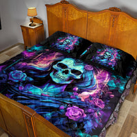Queen Skull Quilt Bed Set Bitch I'm The Fucking Queen - Wonder Print Shop