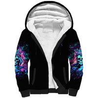 Queen Skull Sherpa Hoodie Bitch I'm The Fucking Queen - Wonder Print Shop