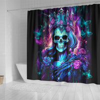 Queen Skull Shower Curtain Bitch I'm The Fucking Queen
