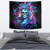 Queen Skull Tapestry Bitch I'm The Fucking Queen - Wonder Print Shop