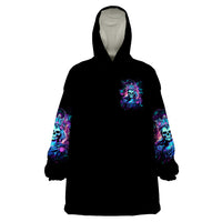 Queen Skull Wearable Blanket Hoodie Bitch I'm The Fucking Queen - Wonder Print Shop