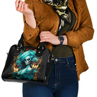 Flame Girl Skull Shoulder Handbag Assuming I Was Like Most Girls Was Your First Mistake