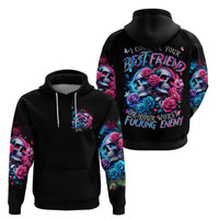 Couple Skull Hoodie I Could Be Your Best Friend Or Your Worst Fucking Enemy - Wonder Print Shop