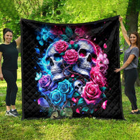 Couple Skull Quilt I Could Be Your Best Friend Or Your Worst Fucking Enemy - Wonder Print Shop
