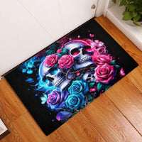 Couple Skull Rubber Doormat I Could Be Your Best Friend Or Your Worst Fucking Enemy - Wonder Print Shop