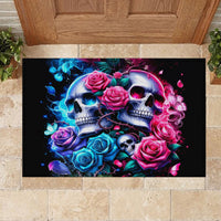 Couple Skull Rubber Doormat I Could Be Your Best Friend Or Your Worst Fucking Enemy - Wonder Print Shop