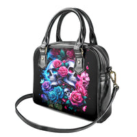 Couple Skull Shoulder Handbag I Could Be Your Best Friend Or Your Worst Fucking Enemy