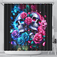 Couple Skull Shower Curtain I Could Be Your Best Friend Or Your Worst Fucking Enemy