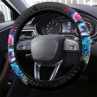 Couple Skull Steering Wheel Cover I Could Be Your Best Friend Or Your Worst Fucking Enemy - Wonder Print Shop