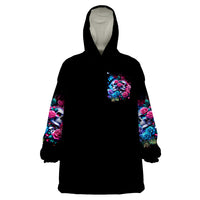 Couple Skull Wearable Blanket Hoodie I Could Be Your Best Friend Or Your Worst Fucking Enemy - Wonder Print Shop