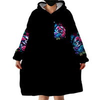 Couple Skull Wearable Blanket Hoodie I Could Be Your Best Friend Or Your Worst Fucking Enemy - Wonder Print Shop